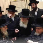 The Admor of Sederhel shlita of Boro Park came to visit the Belzer Rebbe shlita.