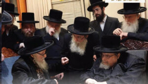 The Admor of Sederhel shlita of Boro Park came to visit the Belzer Rebbe shlita.