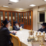 Consulting with the Belzer Rebbe shlita on Urgent Matters