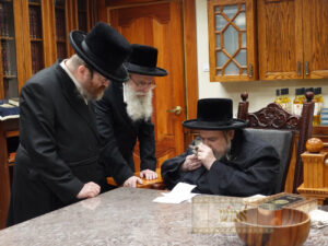 Sharing Regards from Belguim with the Belzer Rebbe shlita
